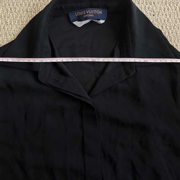 Louis Vuitton Black Button Down Shirt Womens - Picture 8 of 9